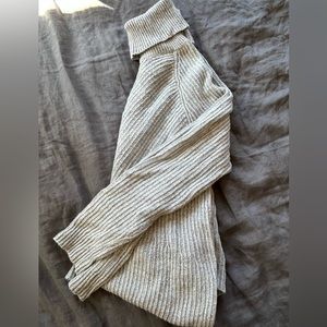 Anthropologie cotton/cashmere knit turtleneck, xs